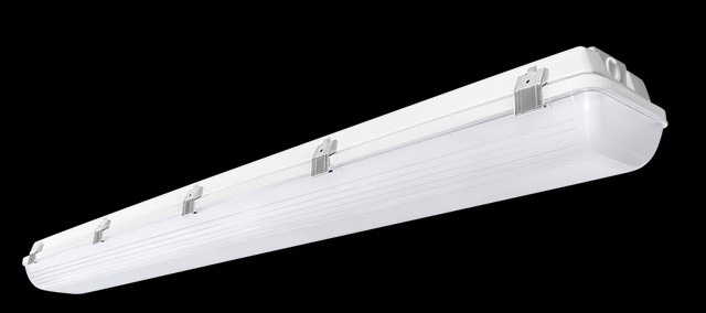 LED Linear Washdown Light 4Ft 50W 4K LED 120-277V Dim Ind White, 4000K
