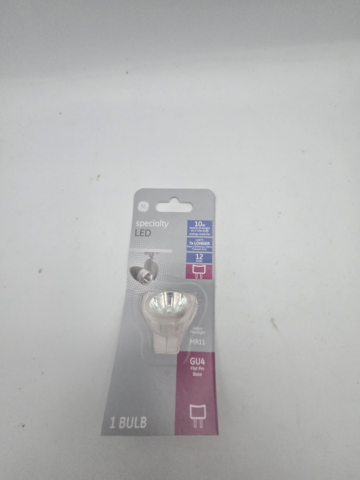 LED Speciality Flood Light Bulb, 93129013 GU4 Flat Pin Base MR11 – 10W