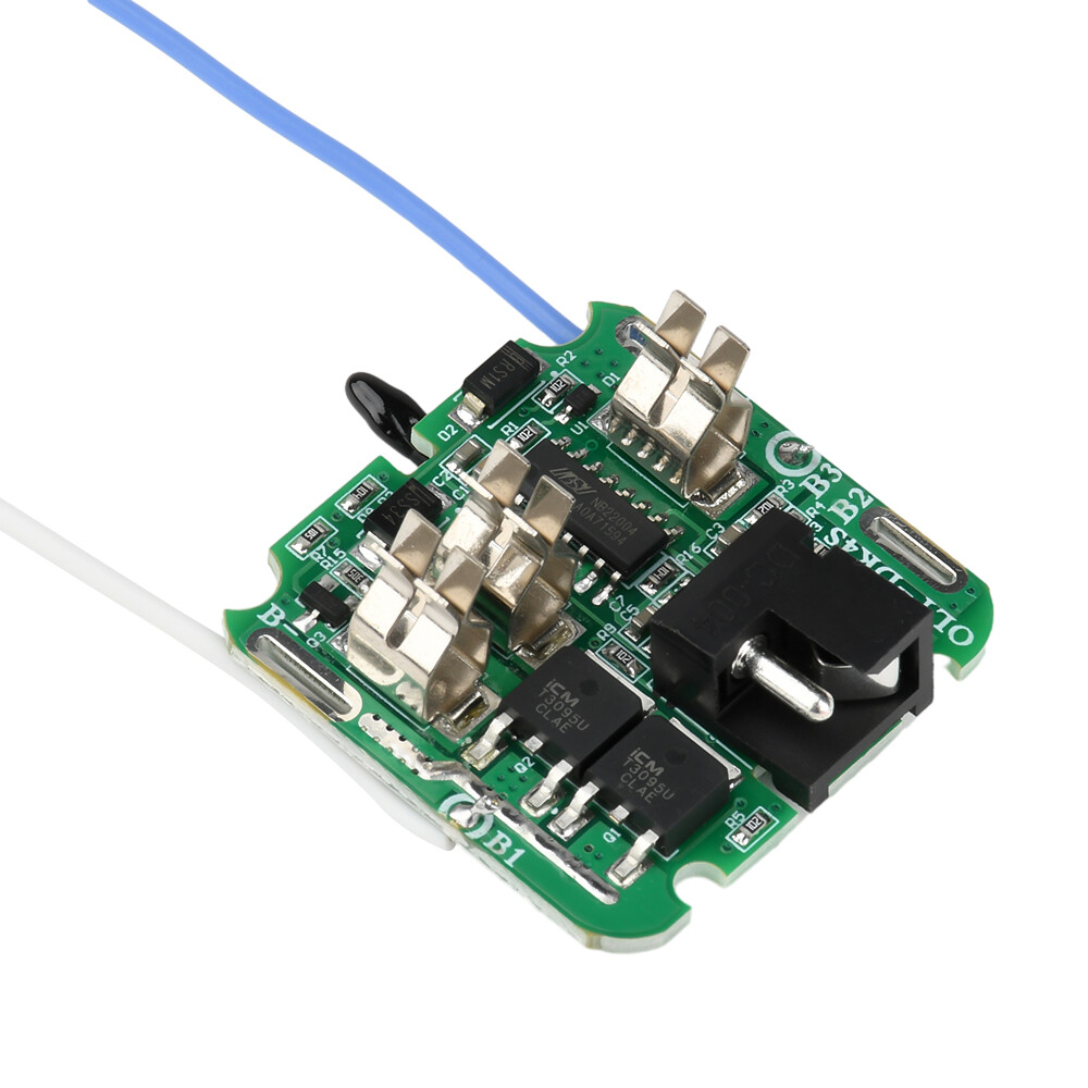 4S 16.8V 30A 18650 Li-ion Battery Protection Board BMS Dual MOS for Power Tools