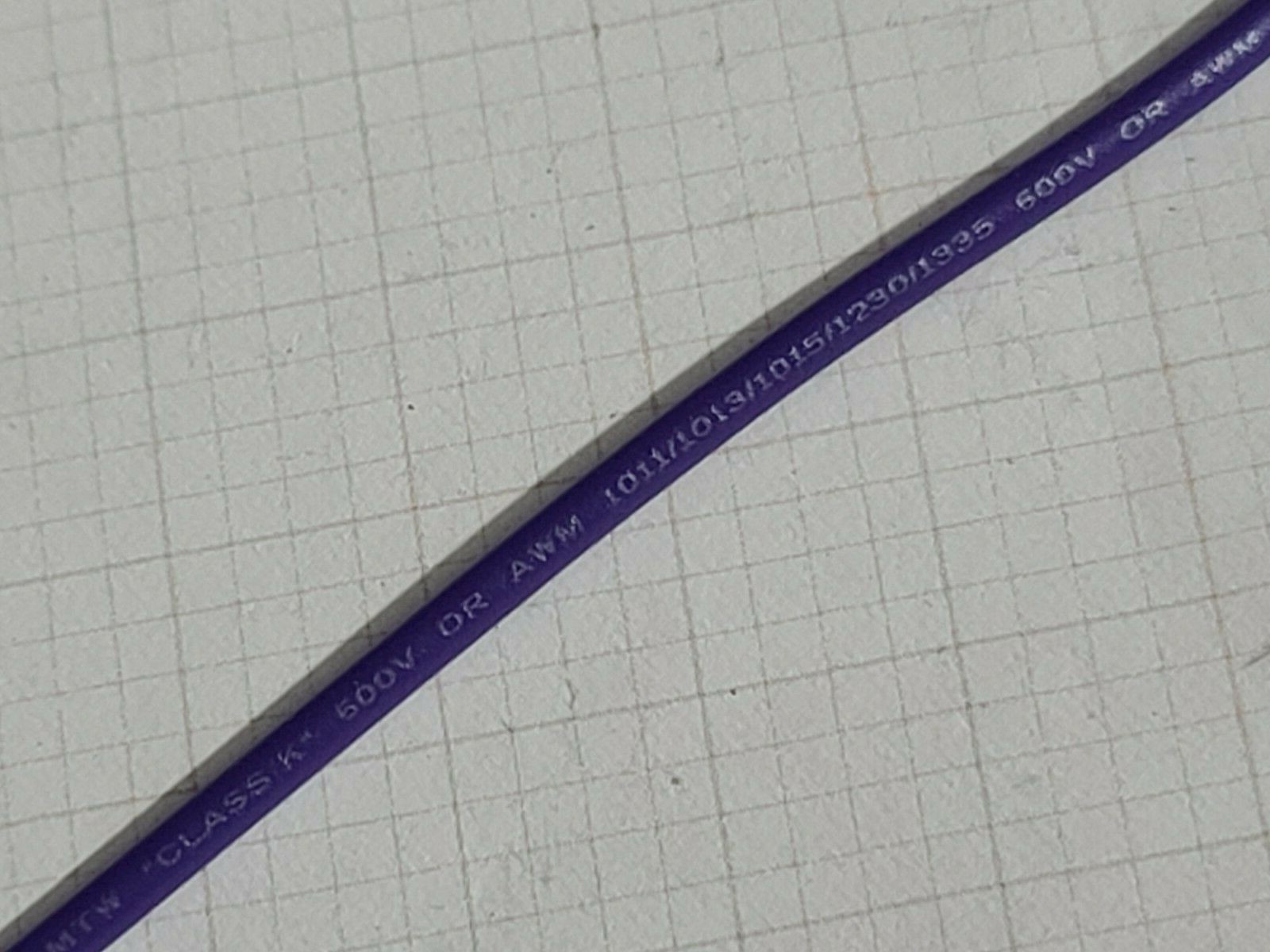 Atlas Wire #16awg MTW/AWM UL-1015/1230 Hook-Up/Lead Wire 105C/600V Violet /100ft