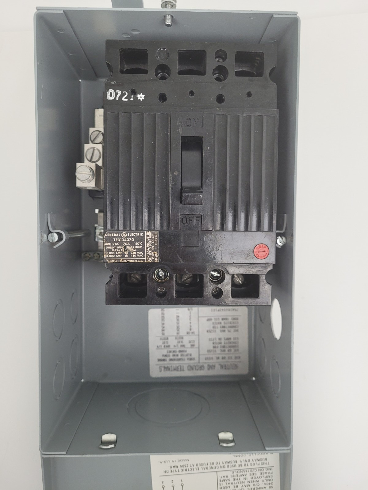 DFPTEX4G GE Breaker style Bus Plug for DH Busway 70A Breaker – Next Day Option