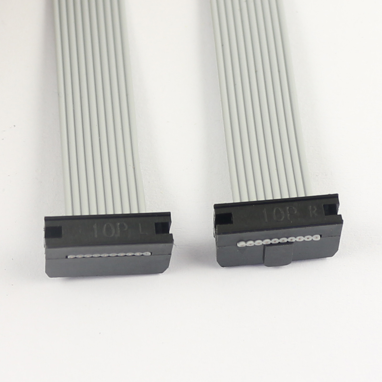 2Pcs 2mm Pitch 2×5 Pin 10 Pin 10 Wire IDC Flat Ribbon Cable Length 30CM