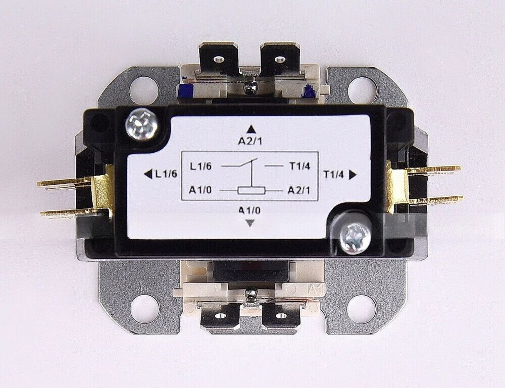 1X 208V/240V 25A Single Phase HCC-1NU01BB240C Air Conditioner AC Contactor