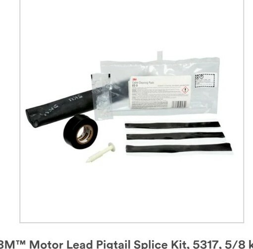3M Motor Lead Pigtail Splice Kit 5317 5/8 kV, Non-Shielded, 2-1/0 AWG new in box