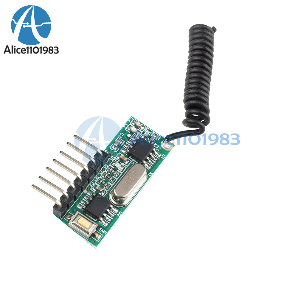315/433MHz RF Module Receiver Remote Control 4 Channel Learning Decoder Board