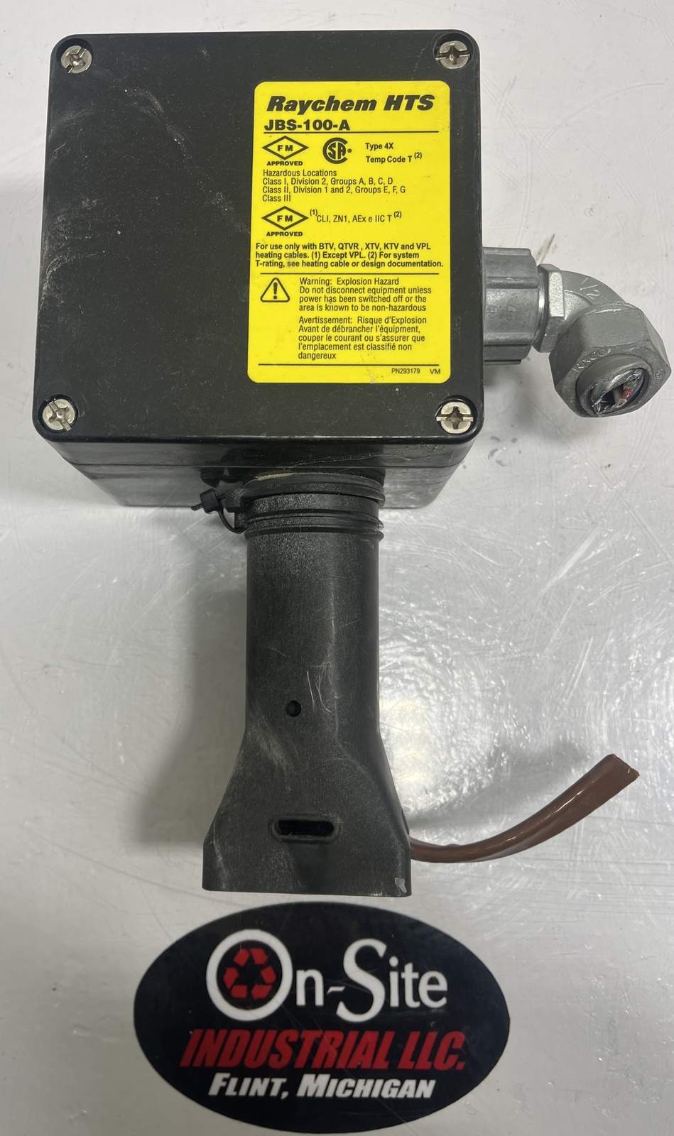 Raychem JBS-100-A Heating Cable Power Connection Junction Box