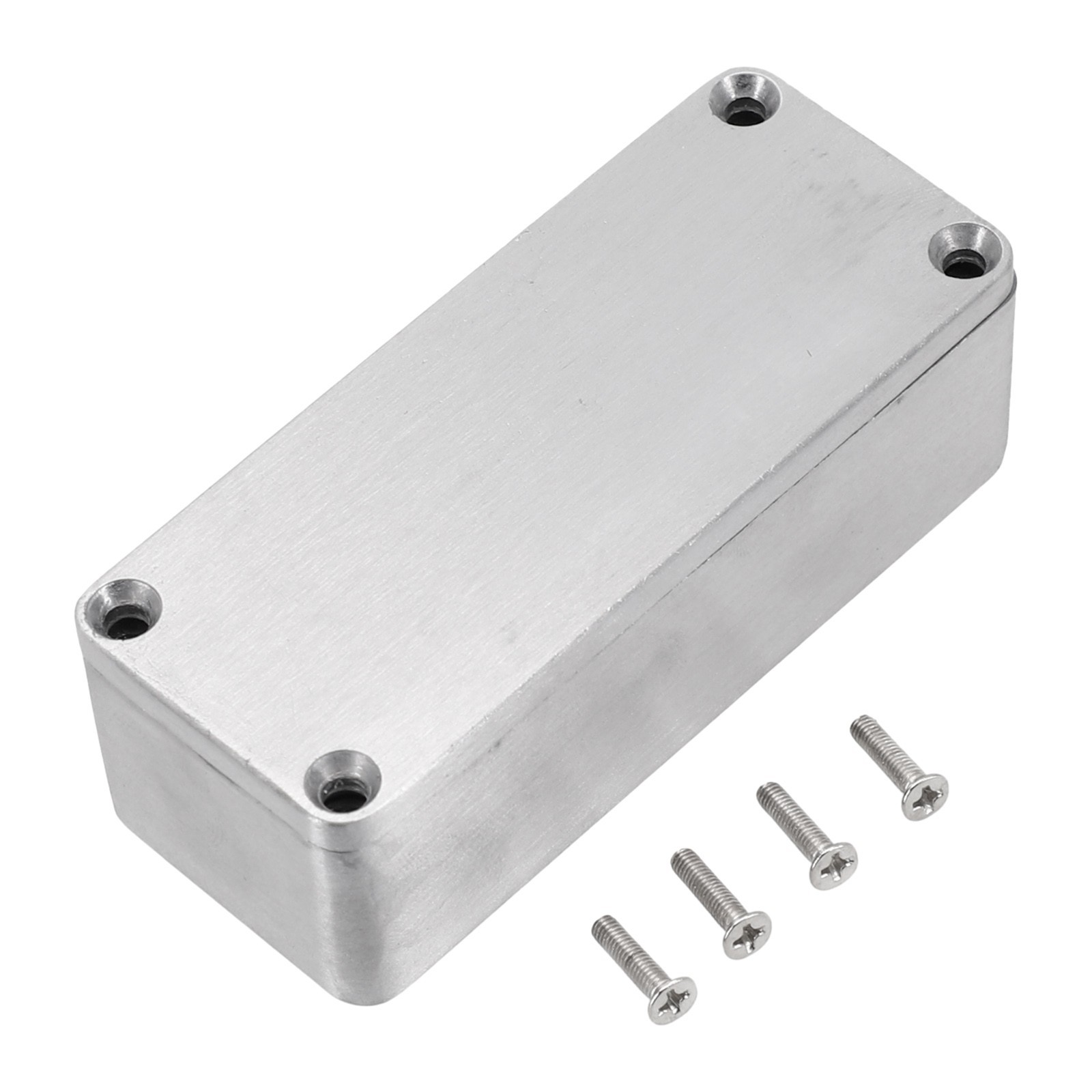 Silver Aluminum Box for Electric Instruments Industrial Metal Enclosure