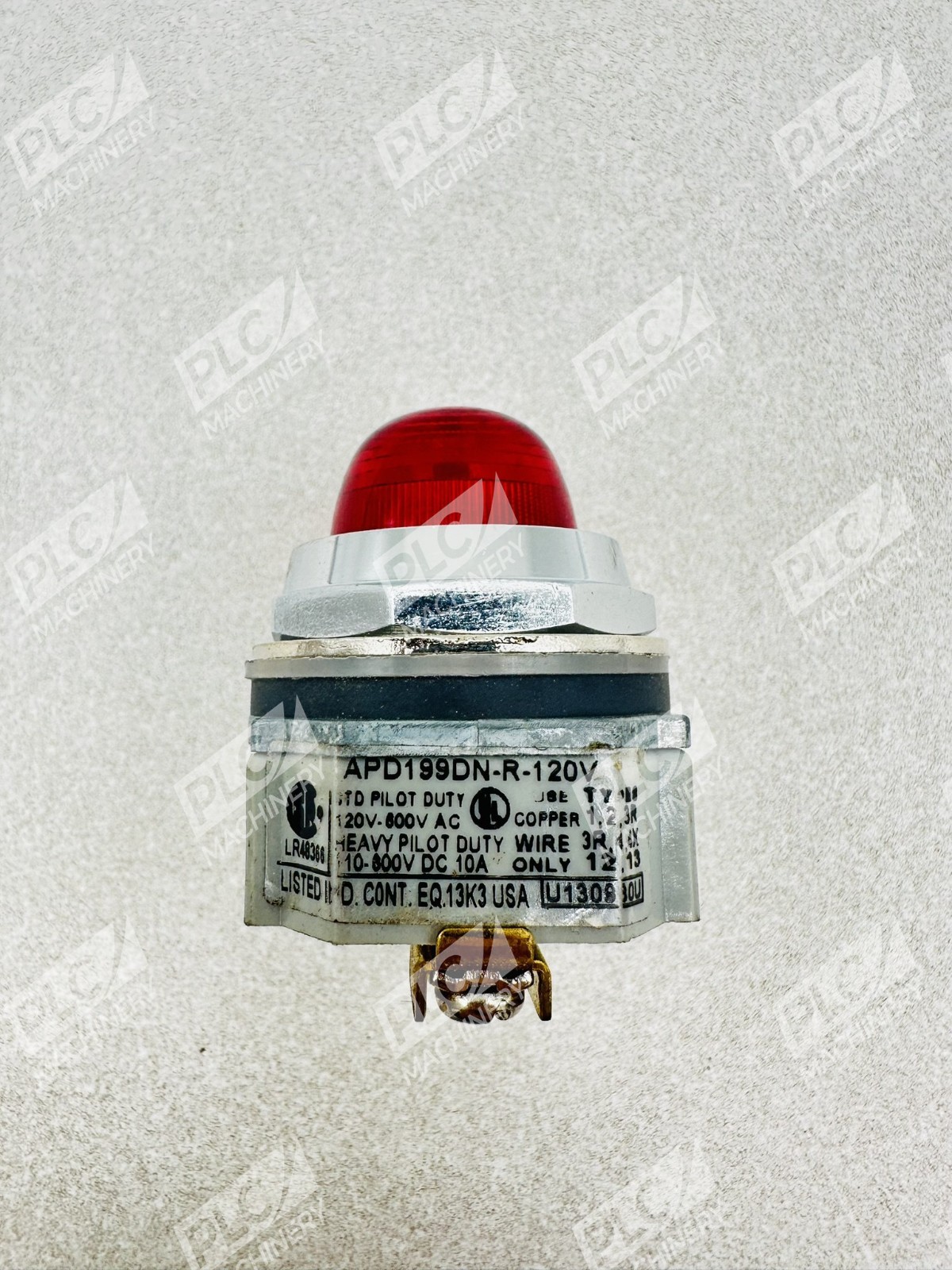 Idec APD199DN-R-120V Pilot Light Heavy Duty Red Lens