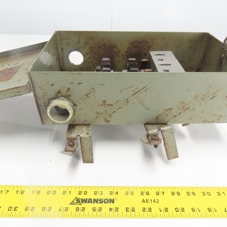 Federal Pacific CFP 632 60A 240VAC Cover Operated Fusible Bus Plug Switch 3P