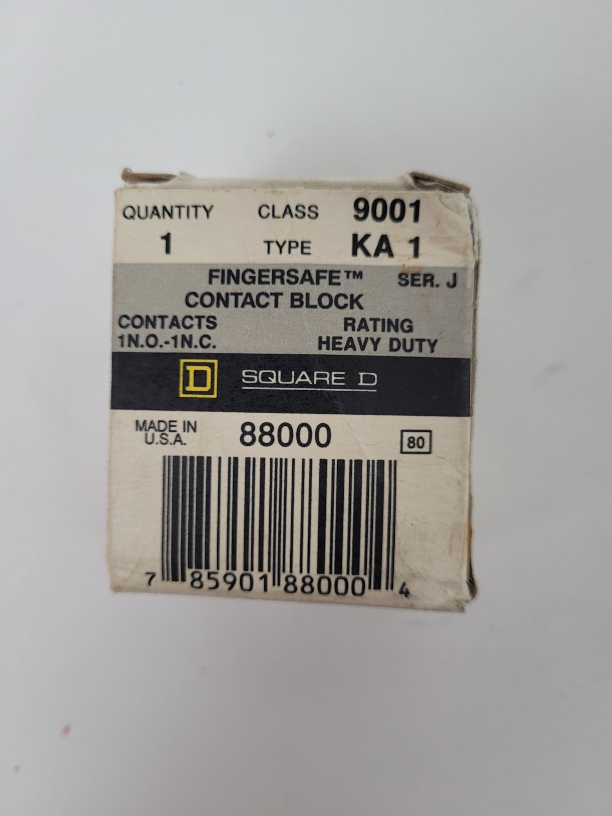 9001KA1 Square D Fingersafe Contact Block – Next Day Option – New