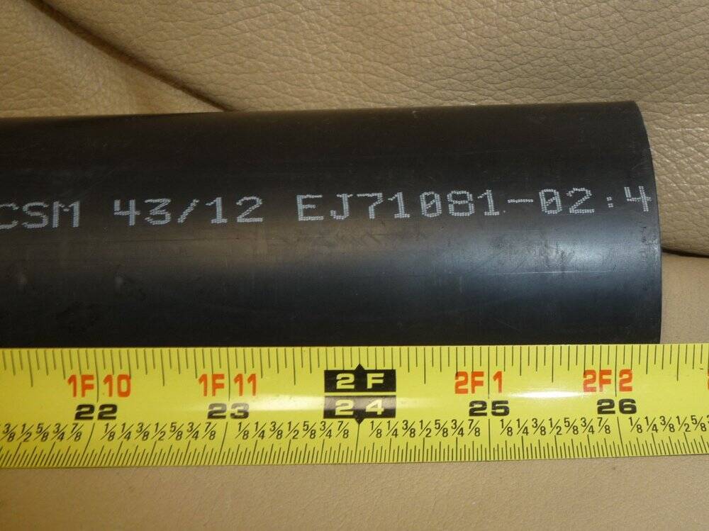 Raychem WCSM 43/12 Adhesive Lined Heat Shrink Tubing 26″ Length