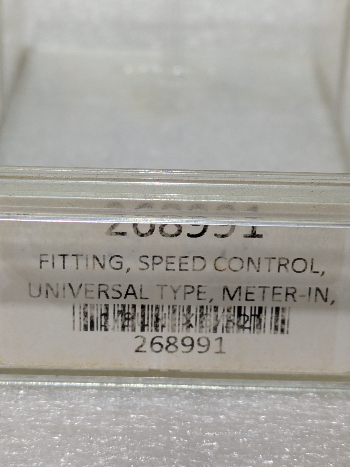 SMC Speed Control Valve Universal Type Meter-In Pneumatic Push-In 2/ORDER