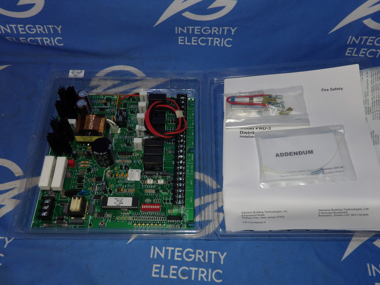 NOS Siemens Fire PAD-3-MB Distributed Power Module NAC Expander + 1 Year Warr…