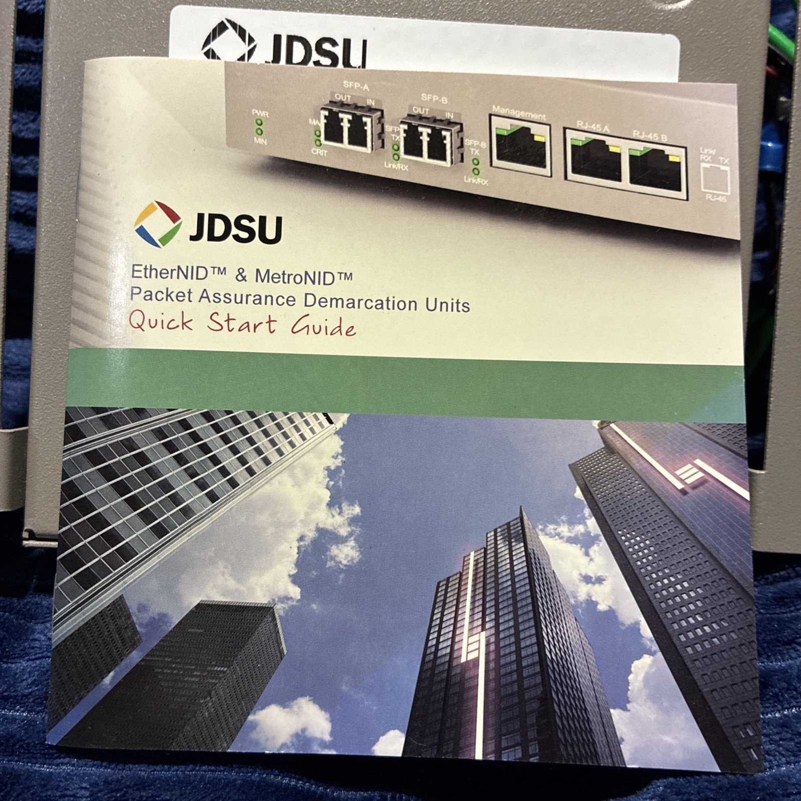 JDSU MetroNID-TE H 501-018-07 NID Carrier Ethernet -Tested Working