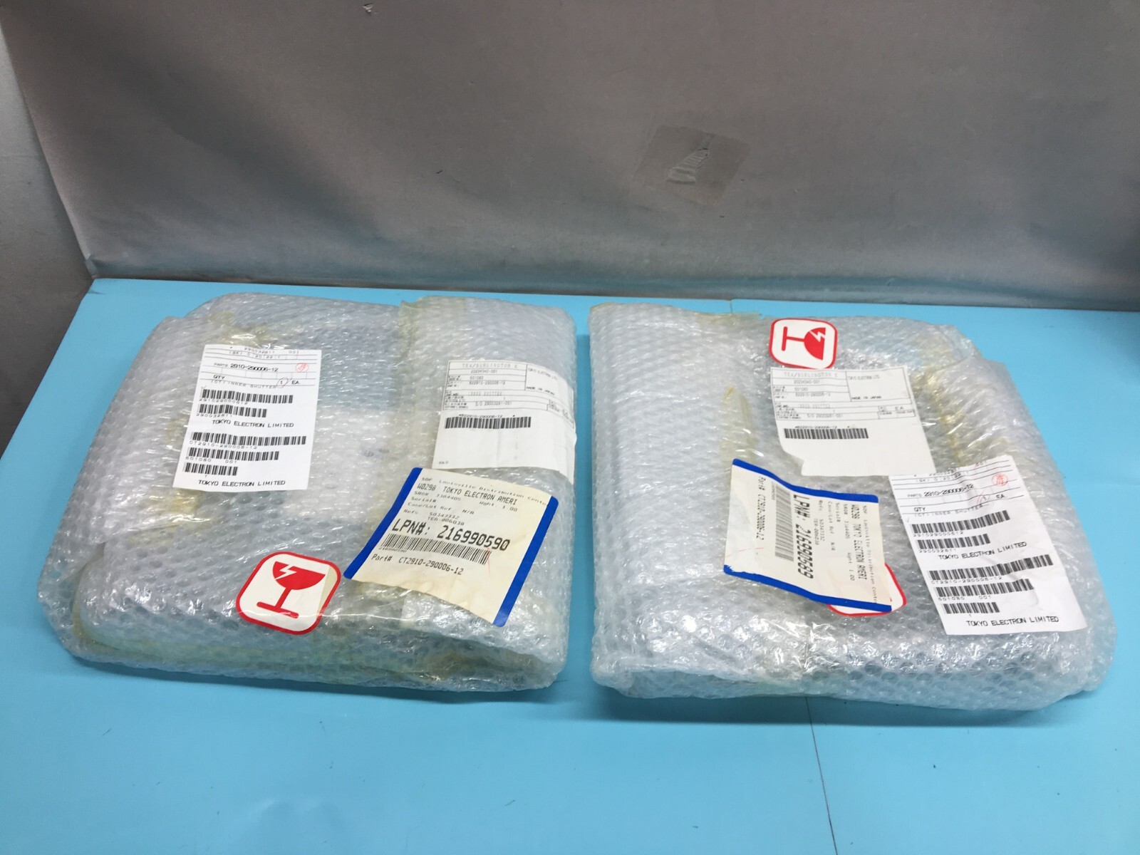 TOKYO ELECTRON TEL CT2910-290006-12 SOD INNER SHUTTER KIT, 155338