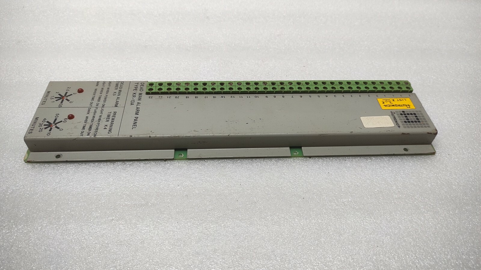 AUTRONICA KR-13A DEAD MAN ALARM PANEL KR-13A