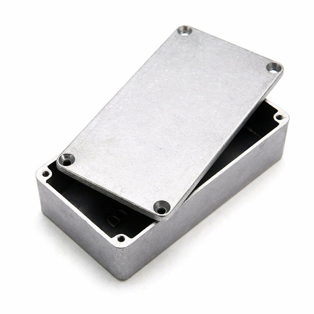 Silver Aluminum Box for Electric Instruments Industrial Metal Enclosure