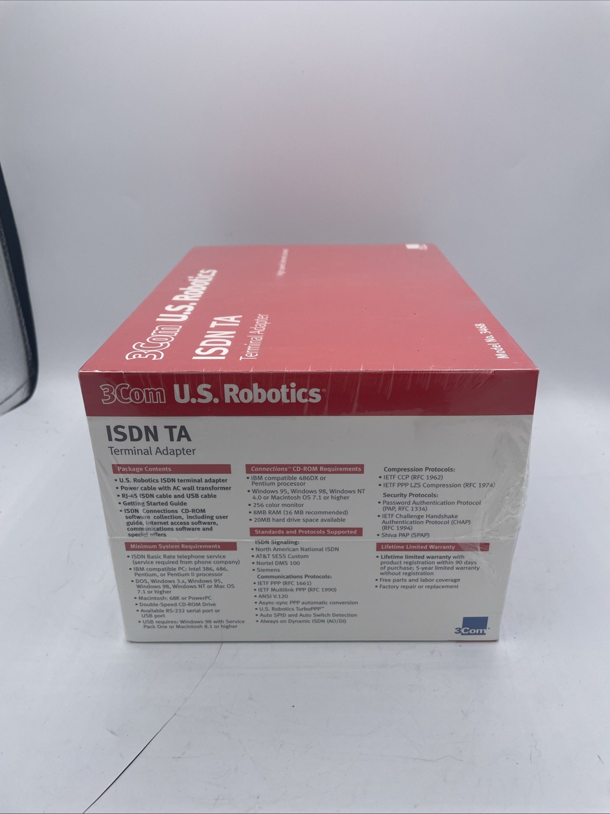 ISDN PRO TA 128K 3COM US ROBOTICS Free Shipping Tested