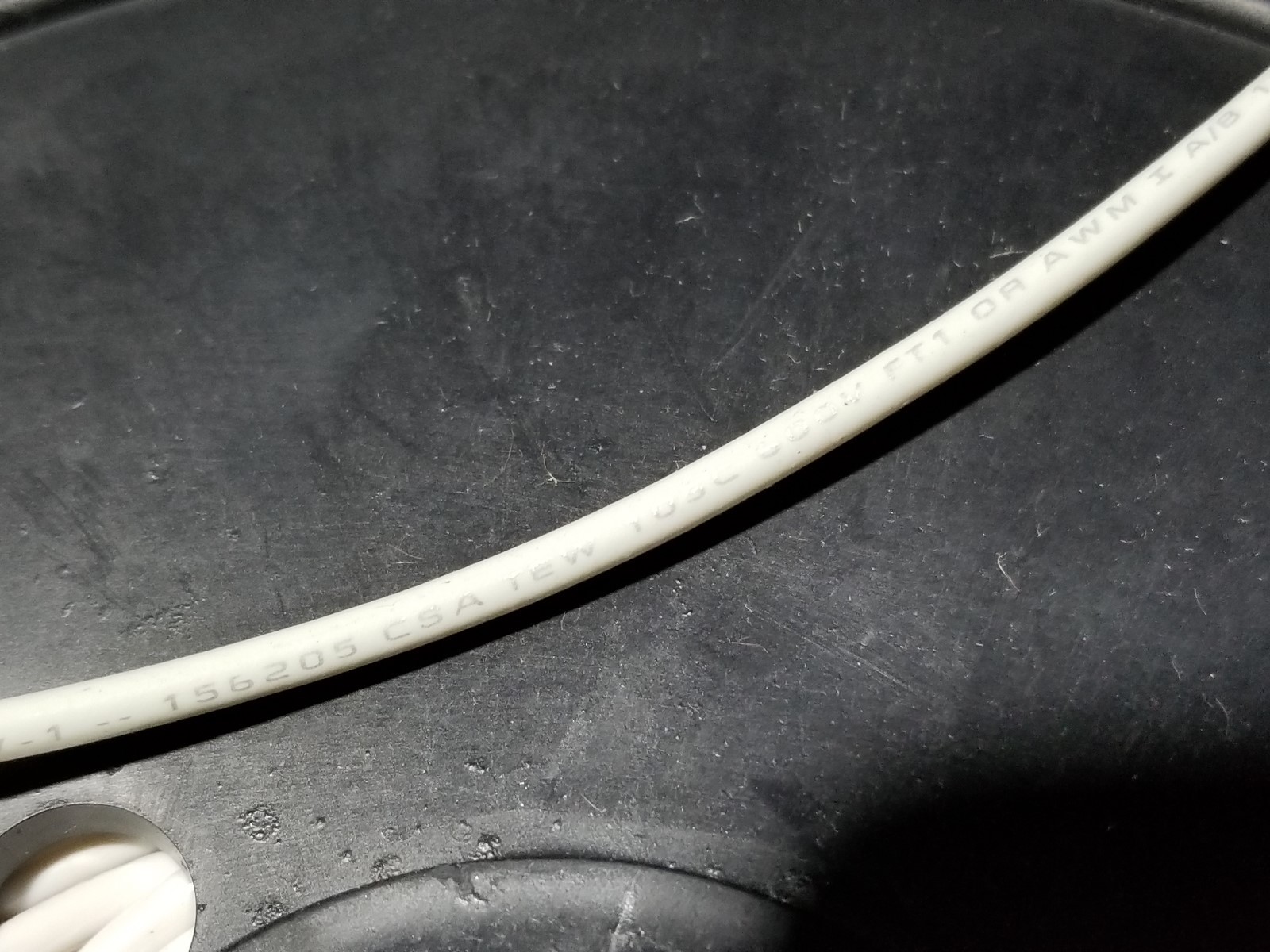 Southwire #18awg Stranded Bare Copper UL-1015/1230/1032 Hook-Up Wire White/100ft