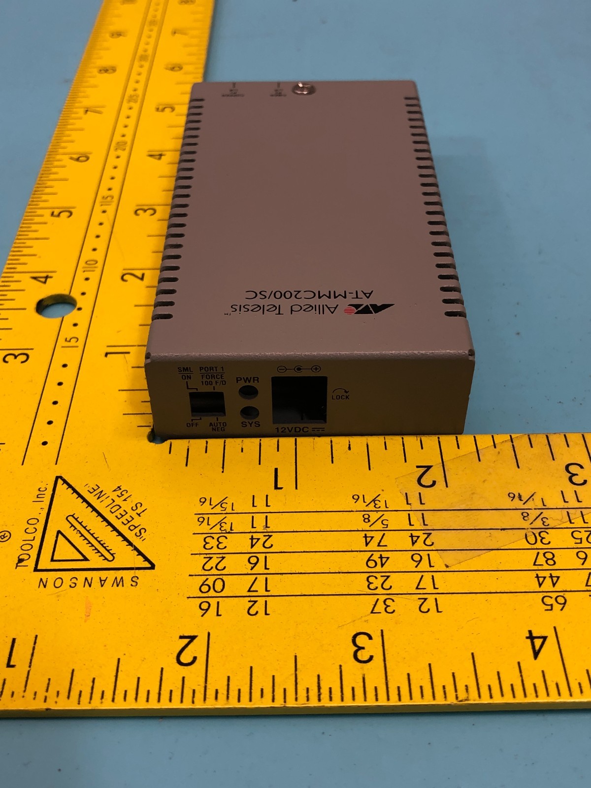 Allied Telesis AT-MMC200/SC Fiber Media Converter, 810-000602, 195682