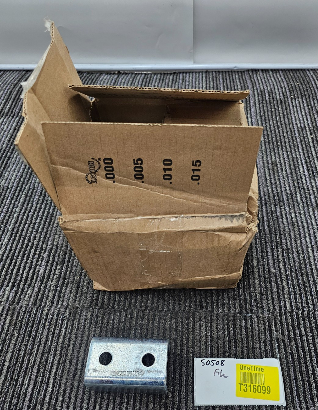 (QTY 20) Phoenix PF631 EG U-Fitting Splice 2-Hole 1-5/8 Channel