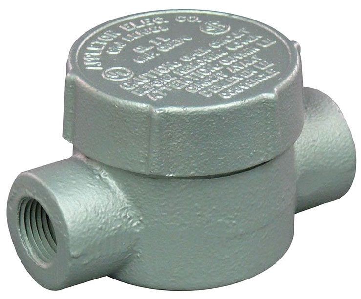 Appleton GRJK-S, Malleable Iron, Explosionproof, GRJ Outlet Box Cover, 1pc