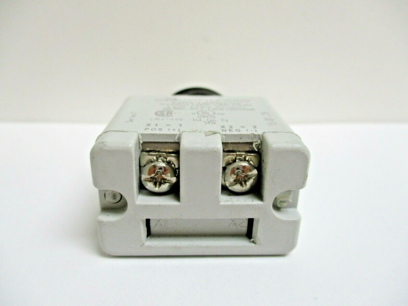 C3 CONTROLS, MRL125DLW-MPLLWE, 16MM 125V AC/DC WHITE LED LIGHT