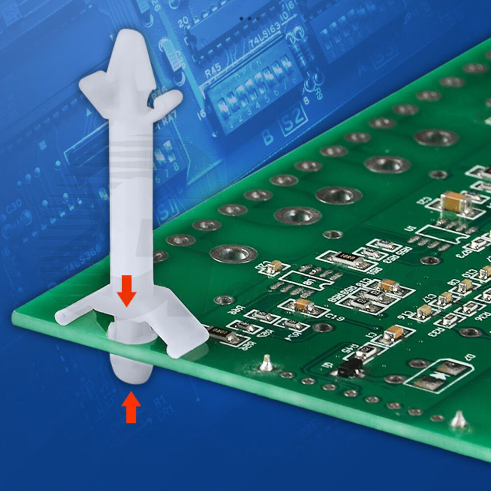 Mini Nylon PCB Circuit Board Support Stand Off Pillar Spacer Locking 5-35mm XLB