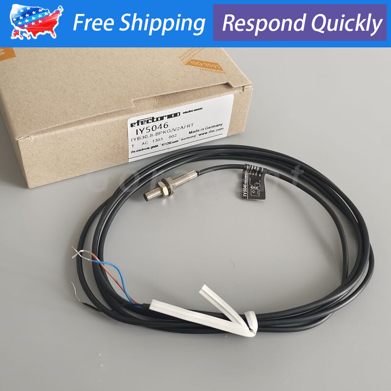 For IFM IY5046 Proximity Sensor Switch IYB30,8-BPKG/V2A 100mA 0.8mm 10-36VDC