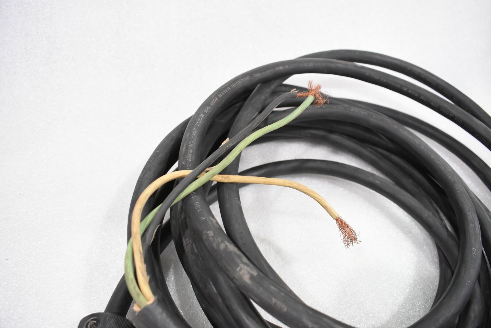 AMERICAN P-136-29-MSHA-12AWG CABLE 3/C SOOW -40C-90C 600V W/ HBL5269C RECEPTACLE