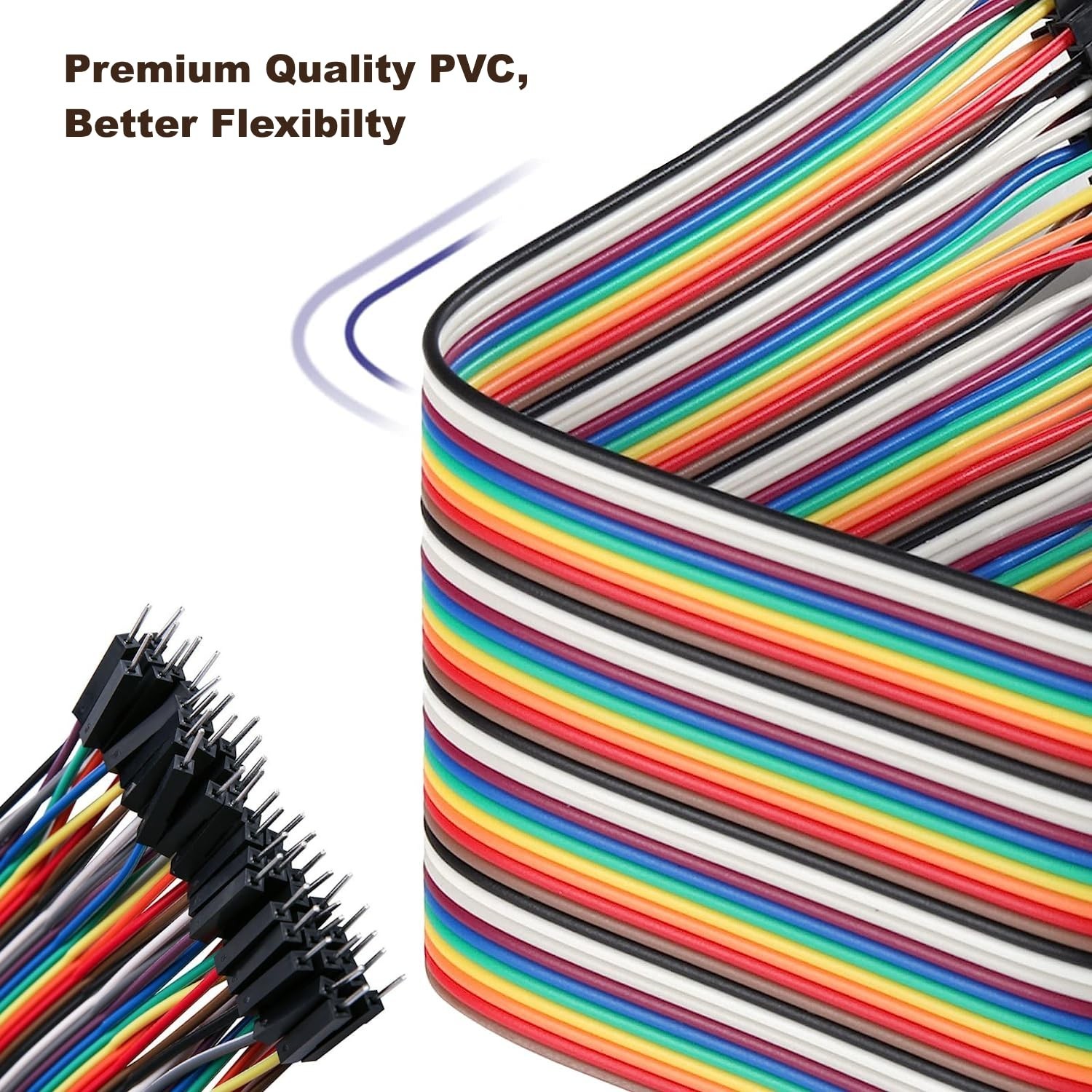 120PCS Dupont Jumper Wire Kit M/M M/F F/F 20cm Breadboard Cables for Arduino