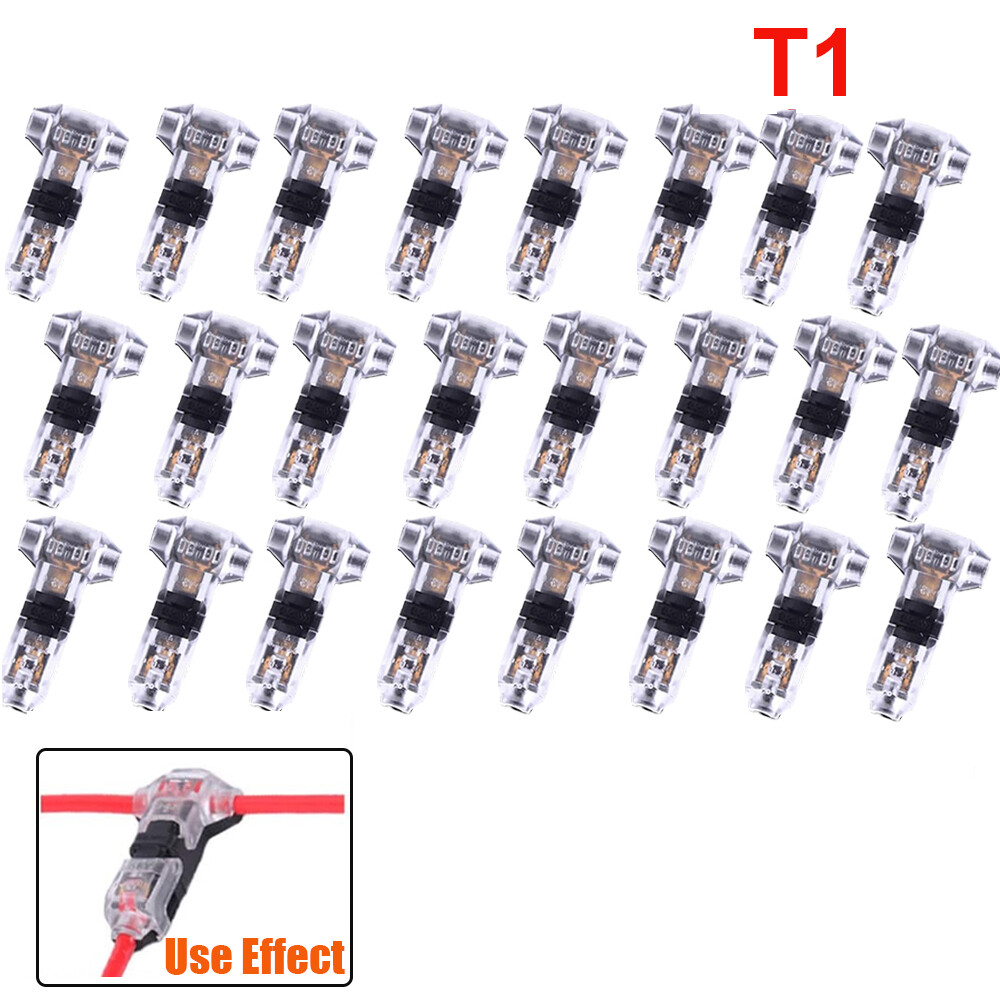 24x Low Voltage Wire Connectors Quick Solderless Wire Splice Connector 1/2/3 Way