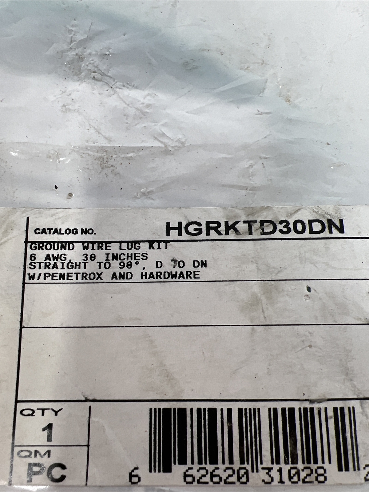 Hubbell HGRKTD30DN Complete Installation Ground Wire Kit