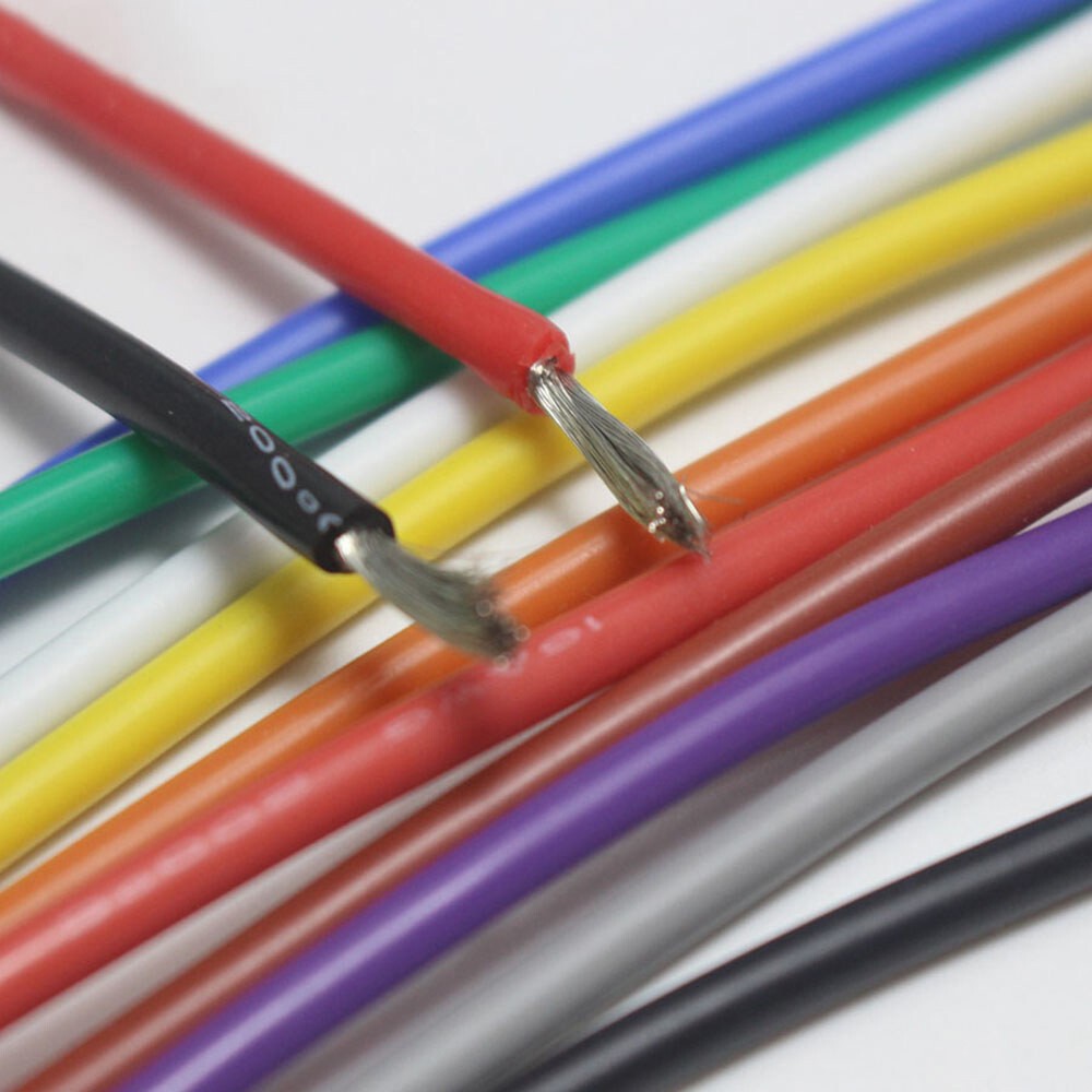 Silicone Wire 2~30 AWG Ultra Flexible Cable High Temperature Tinned Copper Wire