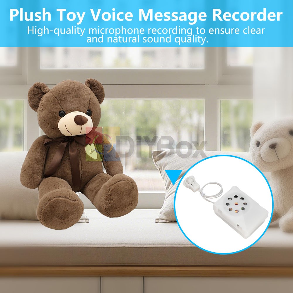 10pcs Voice Box Recordable Sound Module Plush Toy Voice Message Recorder Device