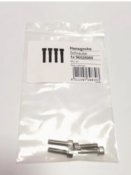 1PCS NEW FIT FOR Shower accessories 96525000 Hexagonal bolt kit