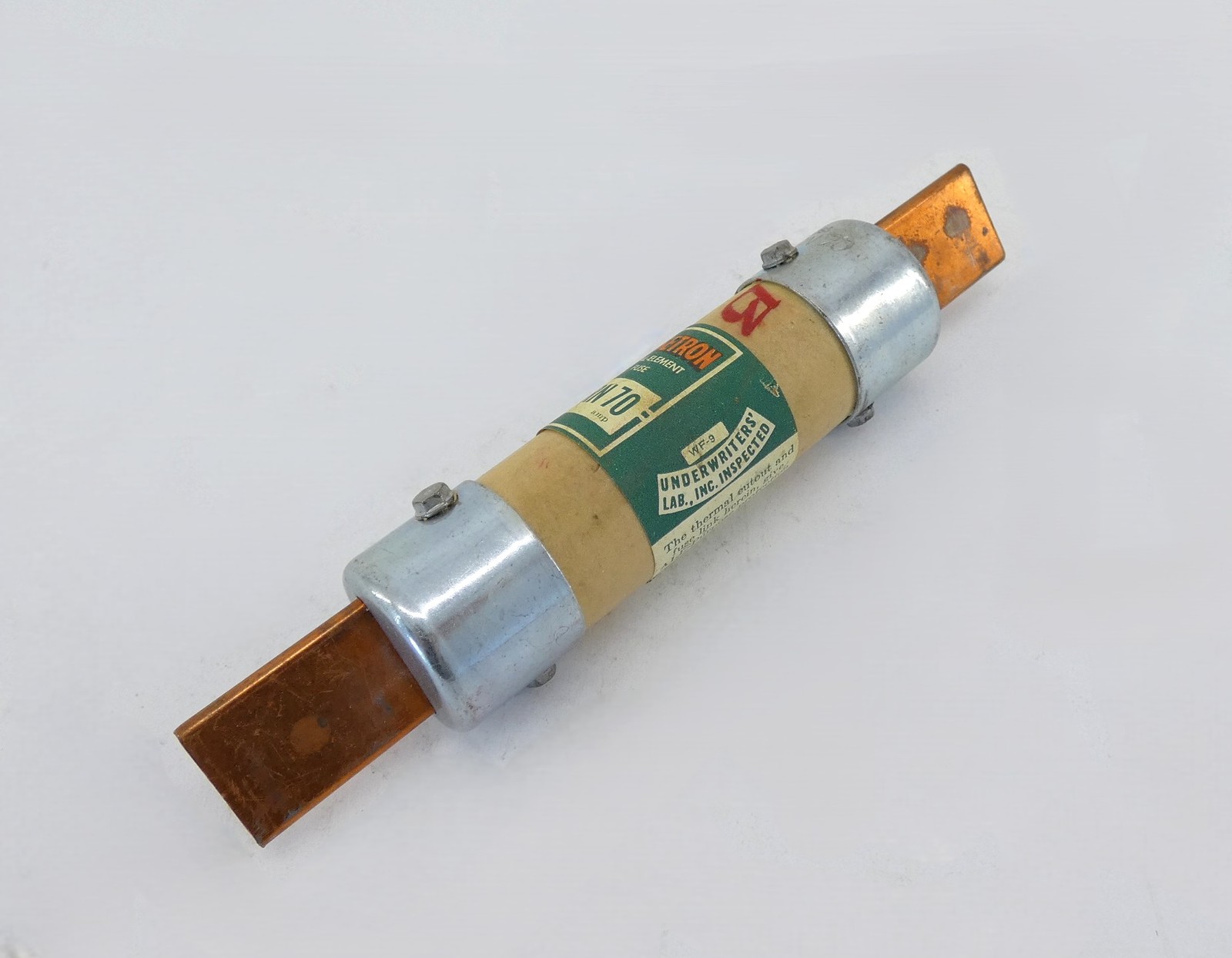 *Lot of 3* Bussmann FRN70 Fusetron Dual Element Time Delay Fuse 70A 250V