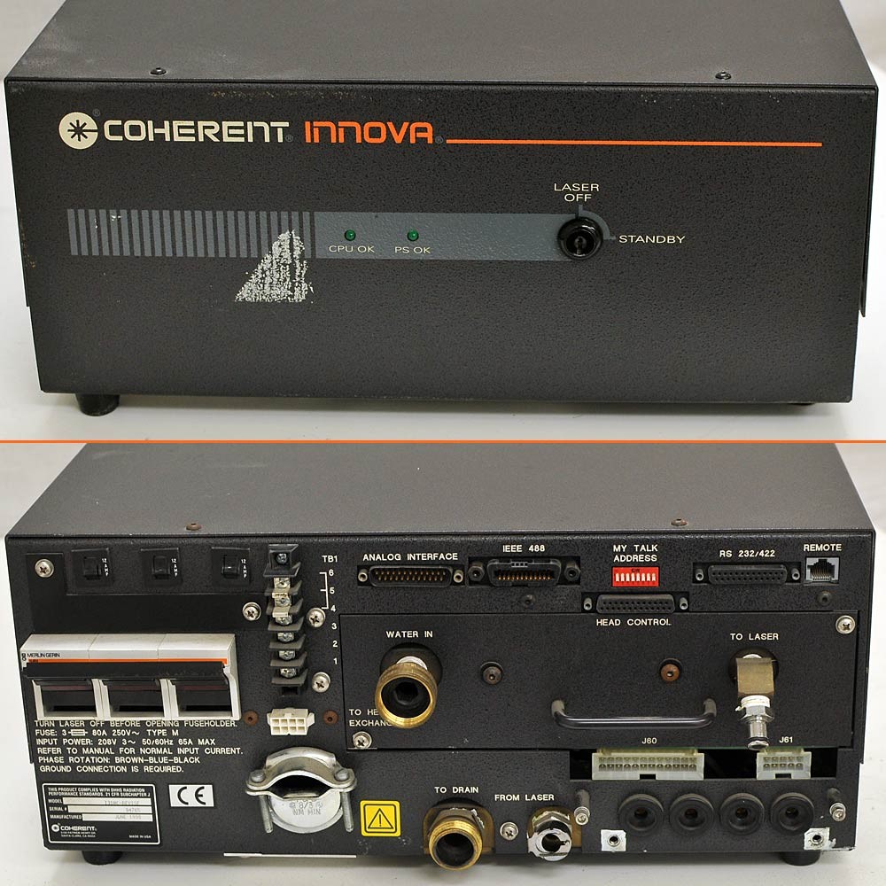 Coherent Innova I310C-REVISE Laser Power Supply 208V 3 Phase AS-IS Untested
