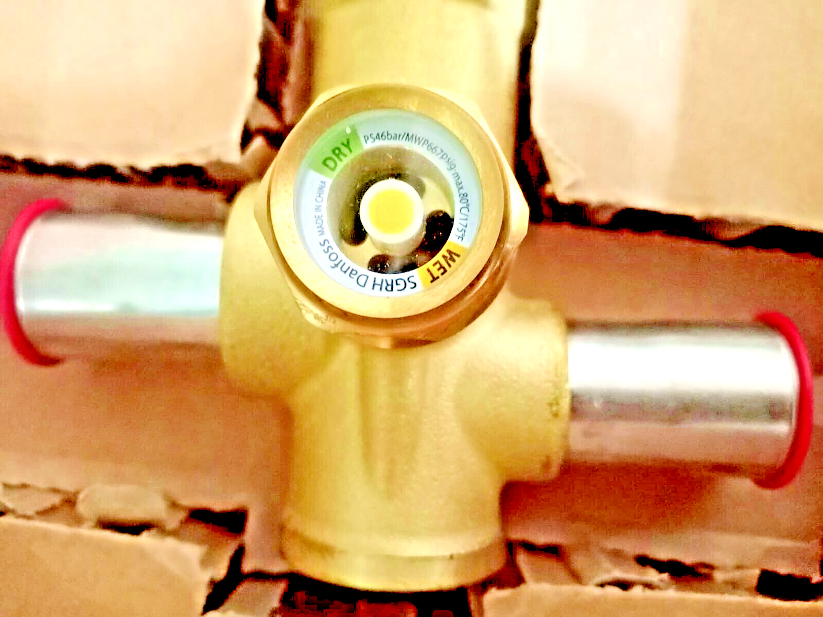 1PC-Danfoss ETS50 034G1708 Electric Expansion Valve ETS 50 7/8in x 7/8in – New