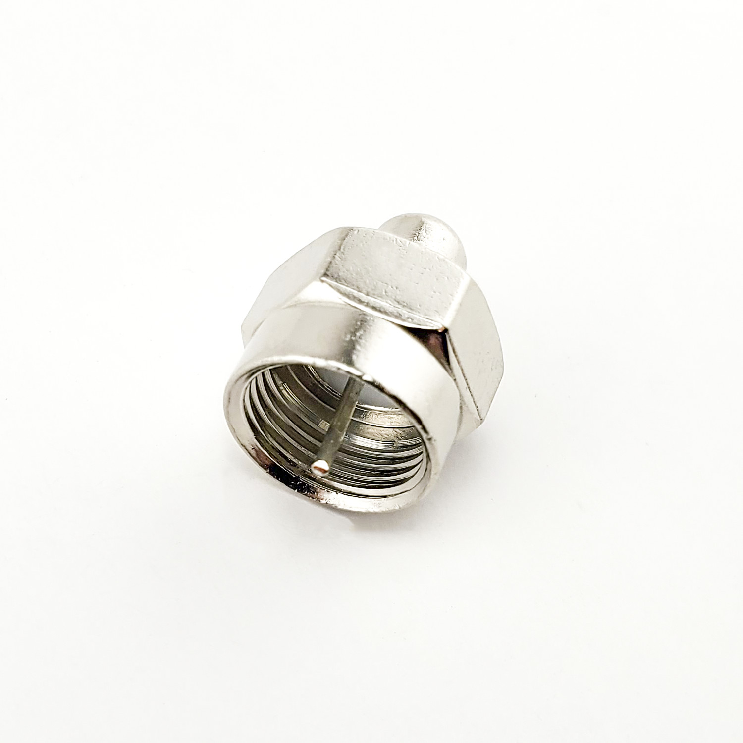 Pack of 10 F-Type 75 Ohm Coaxial Terminator Resistor Connector by SatelliteSale