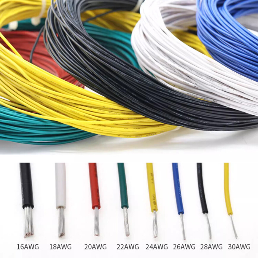 UL1569 28AWG Flexible Stranded PVC Electronic Wire Cable 300V Tinned Copper Wire