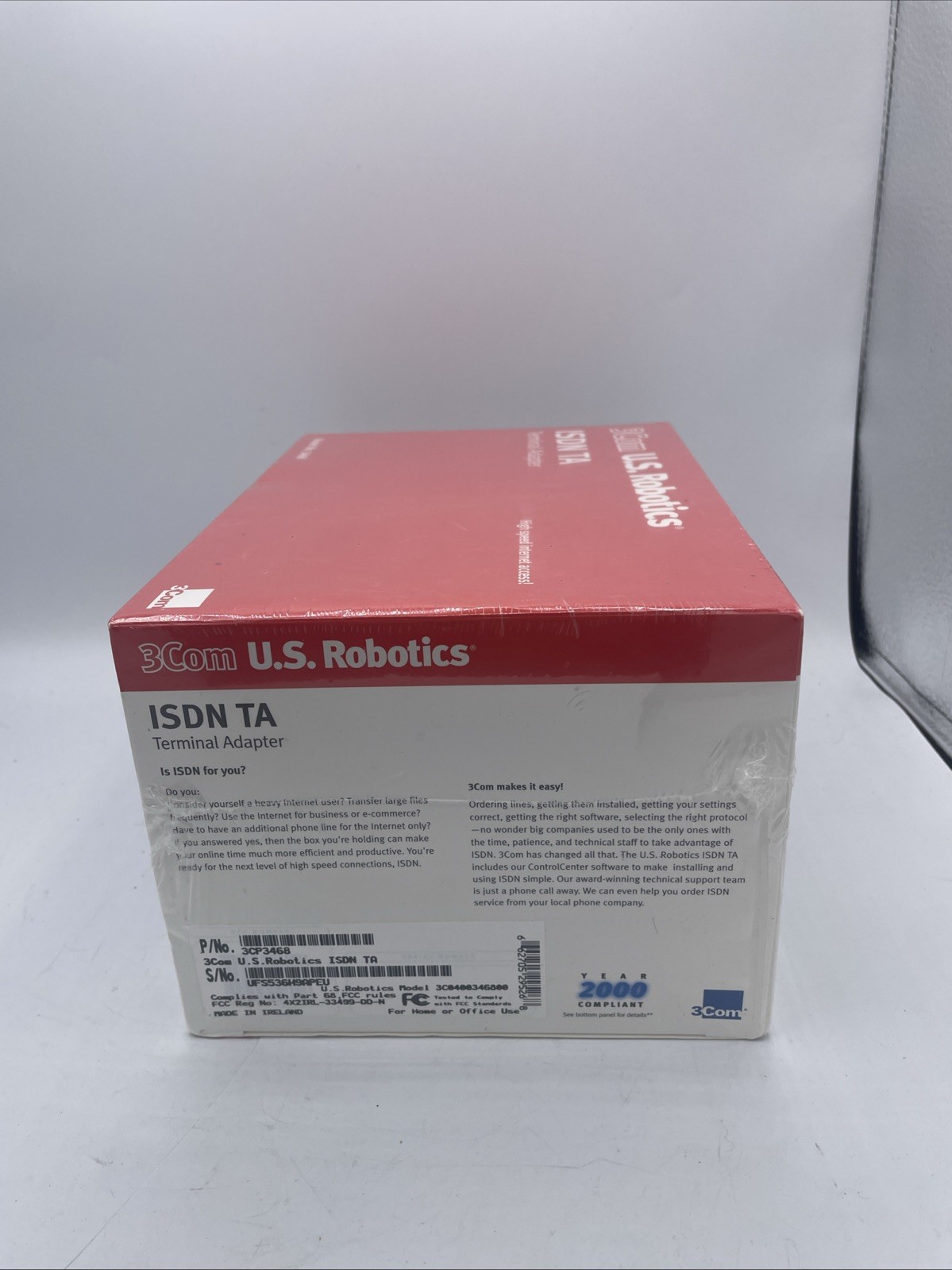 ISDN PRO TA 128K 3COM US ROBOTICS Free Shipping Tested