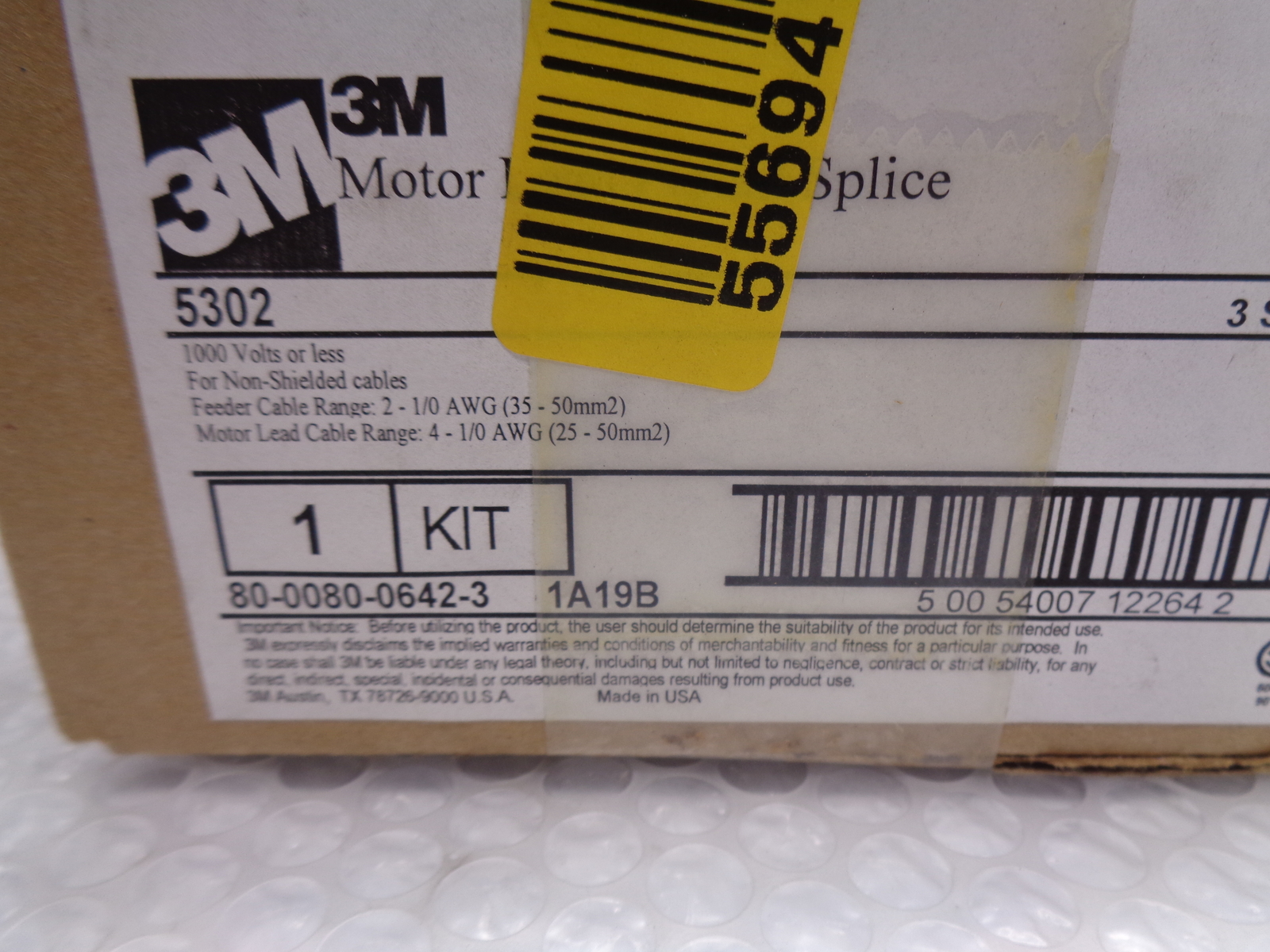 3M 5302 SPLICE KIT NSFS
