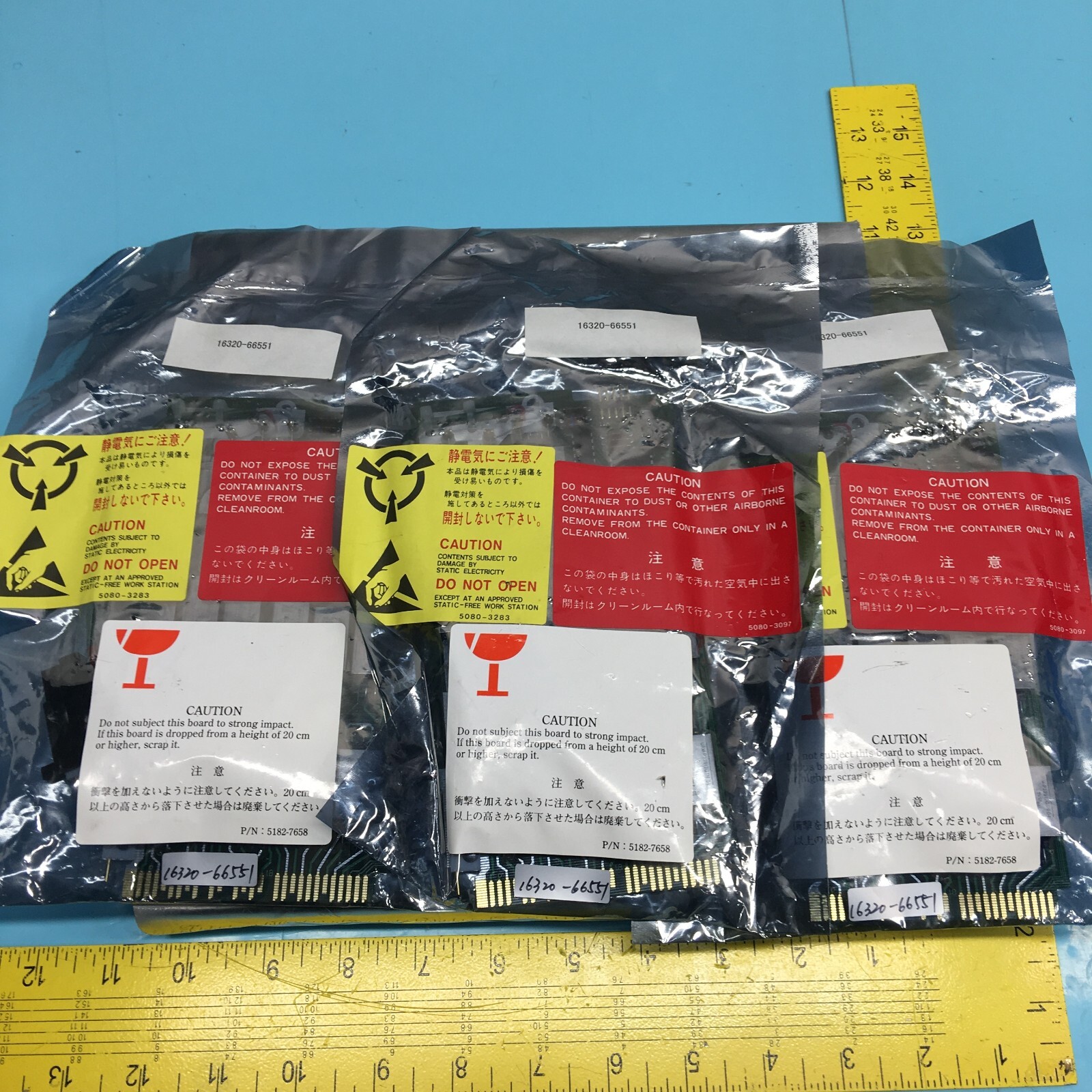 Hewlett-Packard HP 16320-66551 PCB Pin Board, 158733