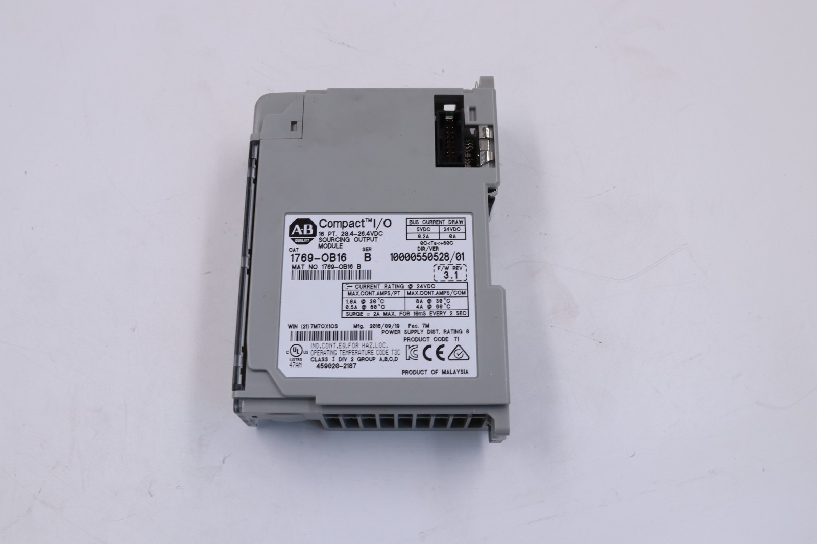 Allen-Bradley 1769-OB16 MADE IN MALAYSIA