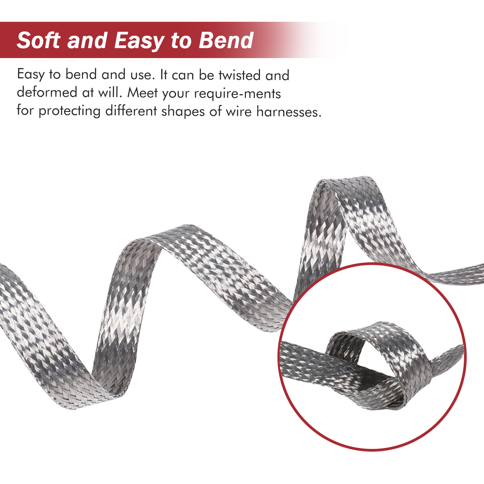 Tinned Braided Sleeve Metal Shielding Signal Wire Cable Shielded Audio Wire Lot