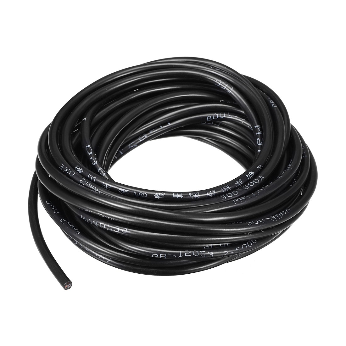 RVV Wire Cable Extension Cord Copper Wire Conductor 3 Core 20 AWG 10M 32.8ft