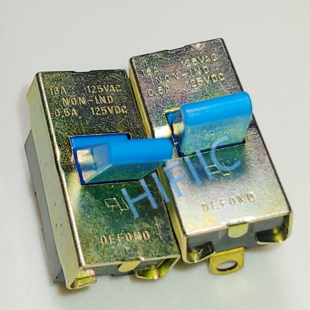 1/5PCS DEFOND NON-IND Toggle Switch 2 Pins 16A 125VAC