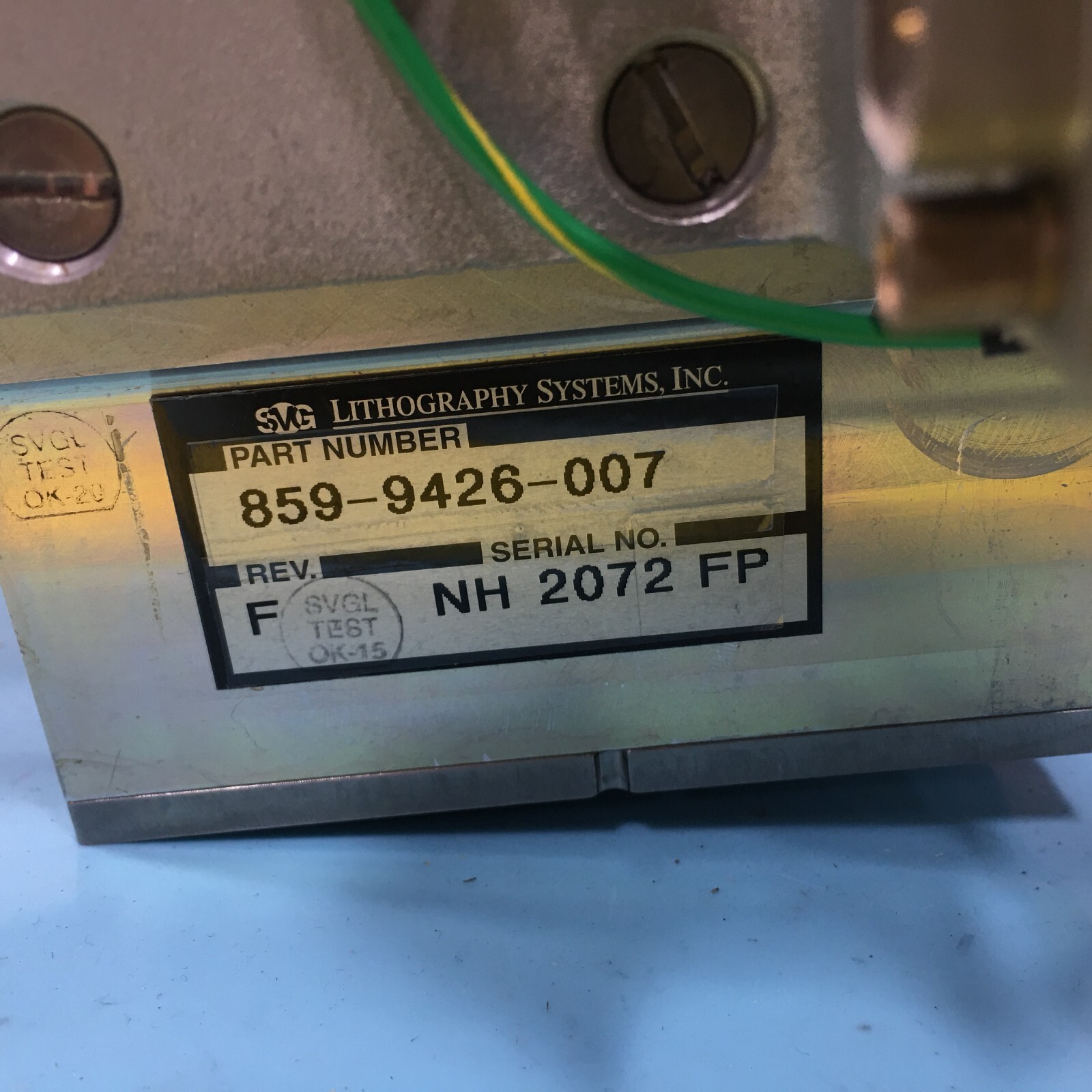 Silicon Valley Group SVG 859-9426-007 Wafer Inspection Stage, Prealigner, 163681