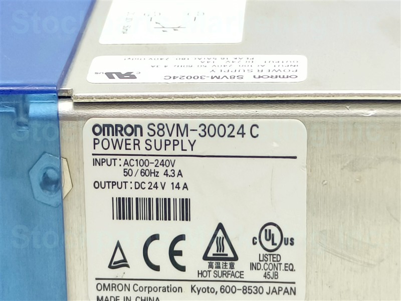 Lot 2pcs Omron S8VM-30024C S8VM30024C Power Supply DC 24V 14A Fast Shipping